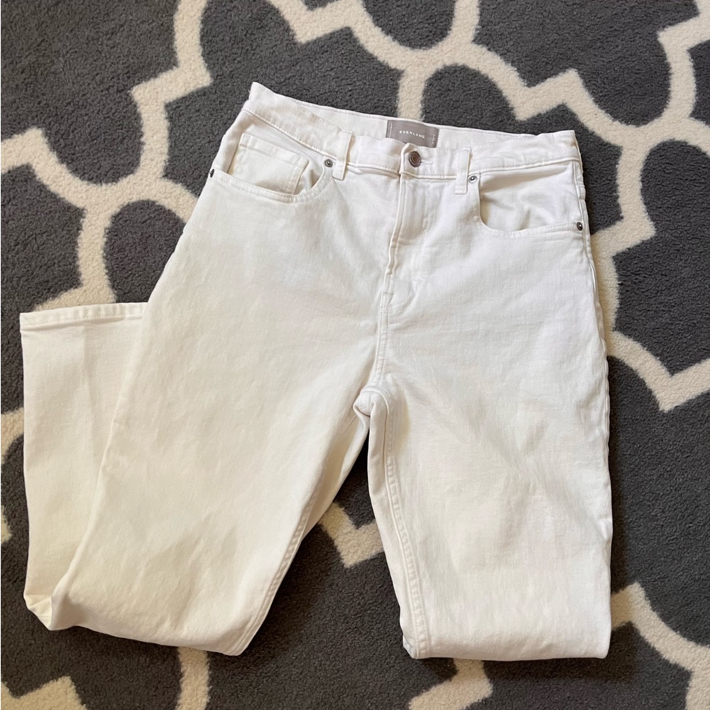 EVERLANE bone colored jeans